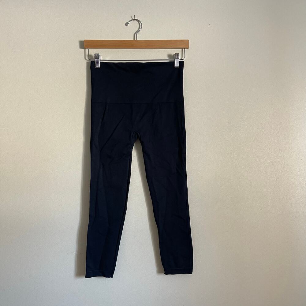 Spanx • Cropped Look At Me Now Seamless Leggings Port Navy